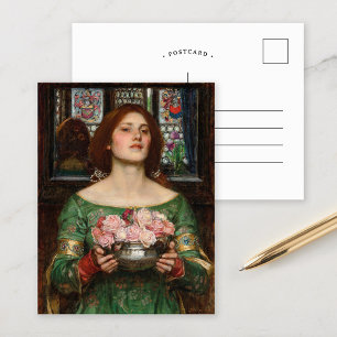 Carte Postale Rassembler Ye Rosebuds John William Waterhouse
