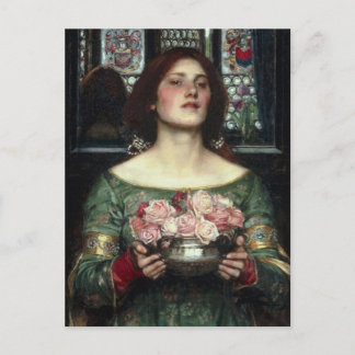 Carte Postale 'Rassemblez Ye Rosebud Pendant Ye May' John Willia