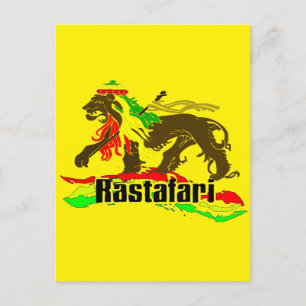 Carte Postale Rasta de reggae, Lion, Sion 2