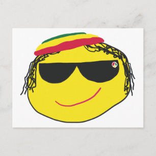 Carte Postale Rasta Emoji