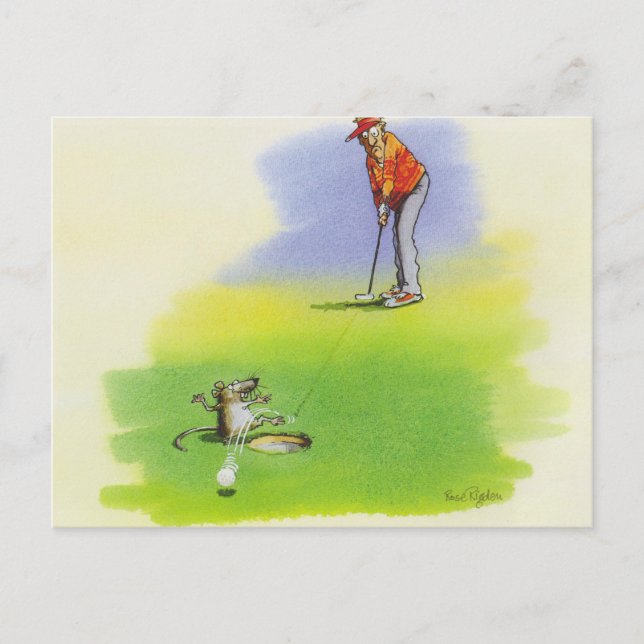 Carte Postale rat coquin (Devant)