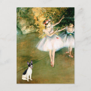Carte Postale Rat Terrier - Deux Danseuses