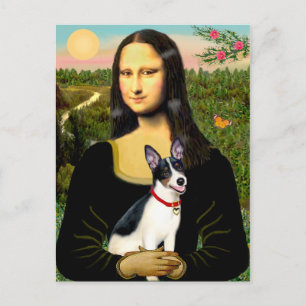 Carte Postale Rat Terrier - Mona Lisa