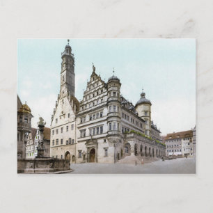 Carte Postale Rathaus de Rothenburg