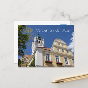 Carte Postale Rathaus, Verden an der Aller, Allemagne