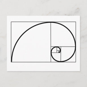 Carte Postale Ratio Fibonacci
