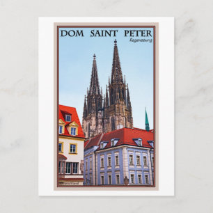 Carte Postale Ratisbonne - Cathédrale St Peter