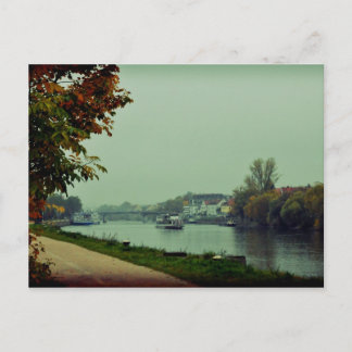 Carte Postale Ratisbonne Donau River, Allemagne