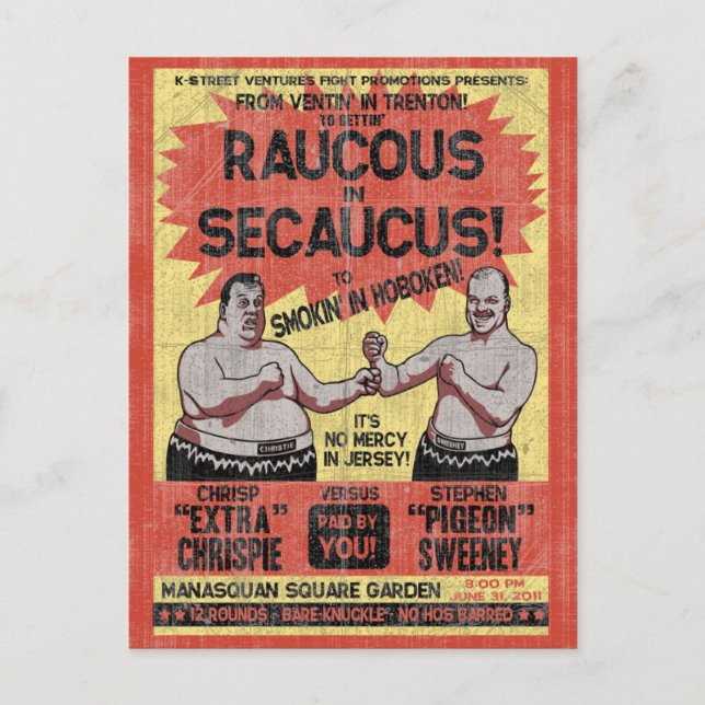 Carte Postale Raucus à Secaucus (Devant)