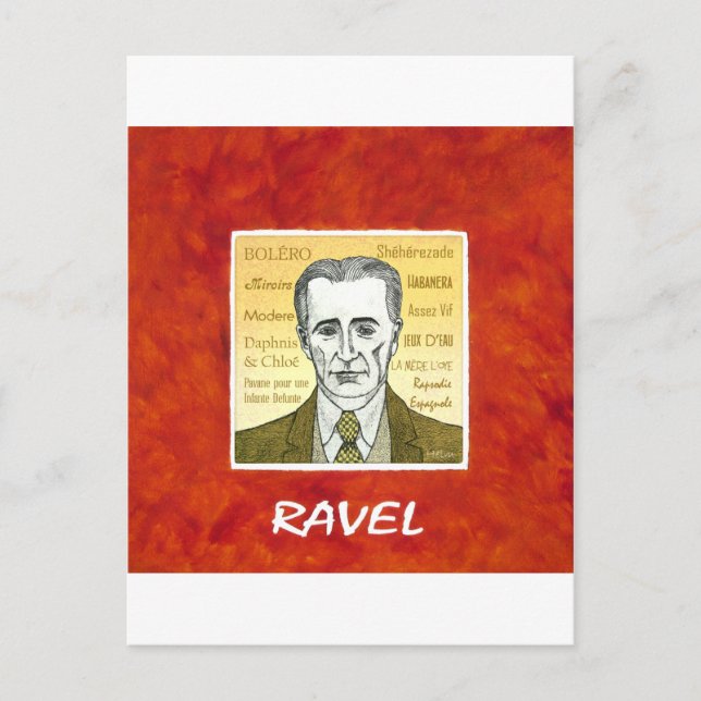 Carte Postale Ravel (Devant)