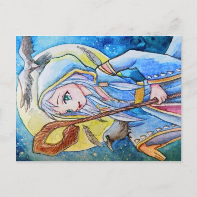 Carte Postale Raven et l'Enchanteur (Devant)