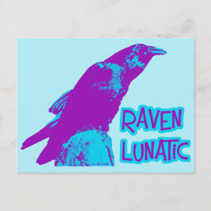 Carte Postale Raven fou