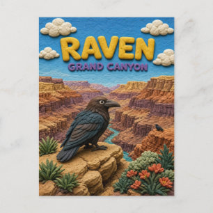 Carte Postale Raven Grand Canyon Moderne KlayKoo