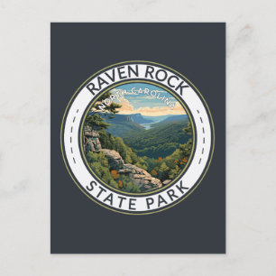 Carte Postale Raven Rock State Park North Carolina Insigne de vo