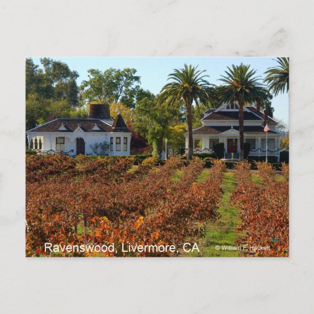 Carte Postale Ravenswood Livermore California Produits (Devant)