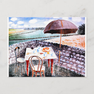 Carte Postale Ravilious - Tea at Furlong, 1939 fine art