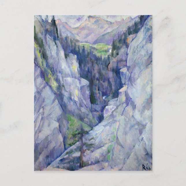 Carte Postale Ravin à Pians, 1921 (Devant)