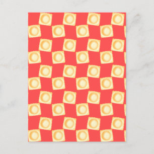 Carte Postale Ravioli délicieuses pâtes