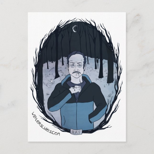 Carte postale "Ray" - Diapositives d'hiver (Devant)