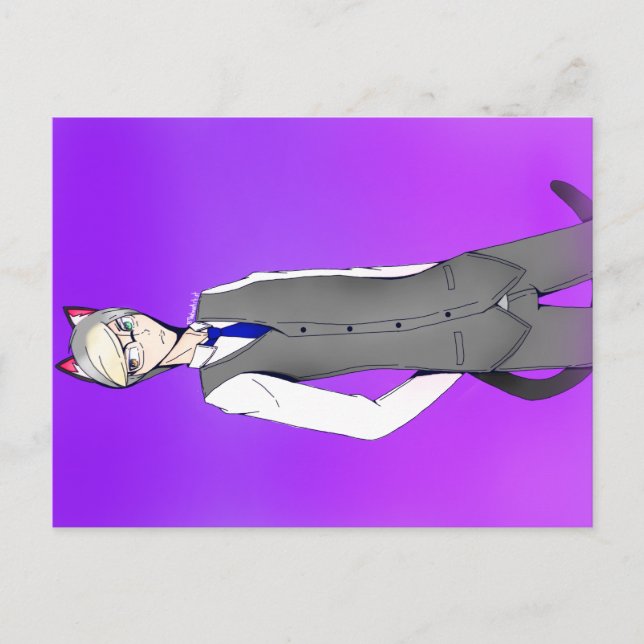 Carte postale Raymond humanisée de passage d'anima (Devant)