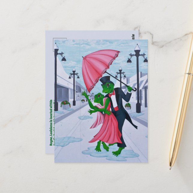 Carte Postale Rayne, Louisiana (Devant/Arrière en situation)