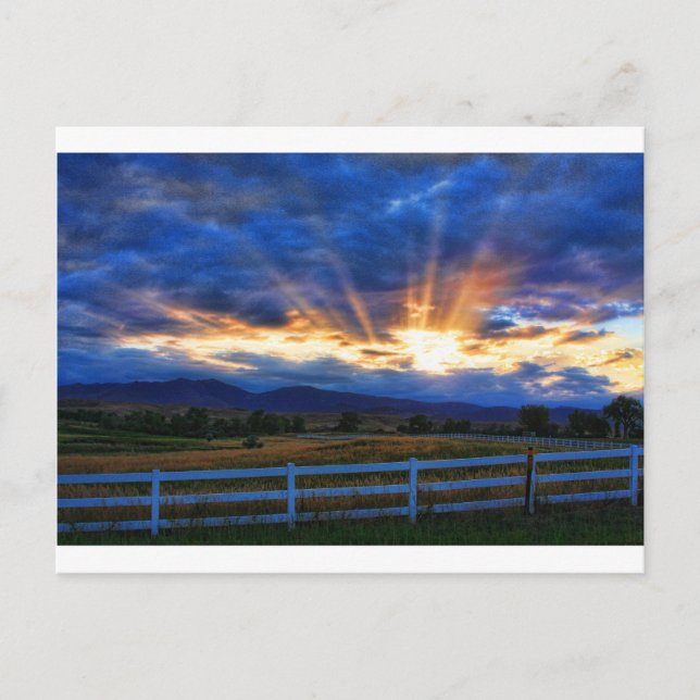 Carte Postale Rayon de soleil du pays (Devant)