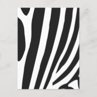Rayures de zèbre noir et blanc 