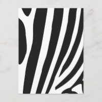 Rayures de zèbre noir et blanc 