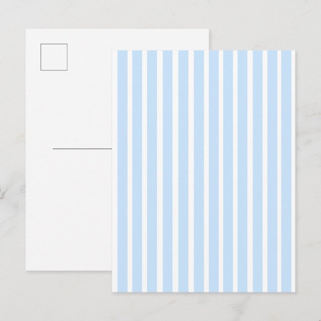 Carte Postale Rayures fines  (Devant / Derrière)