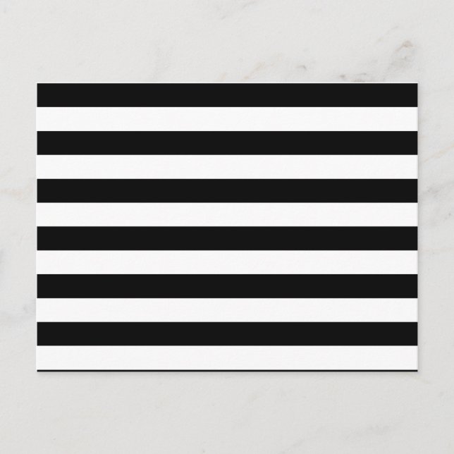 Carte Postale Rayures noires (Devant)