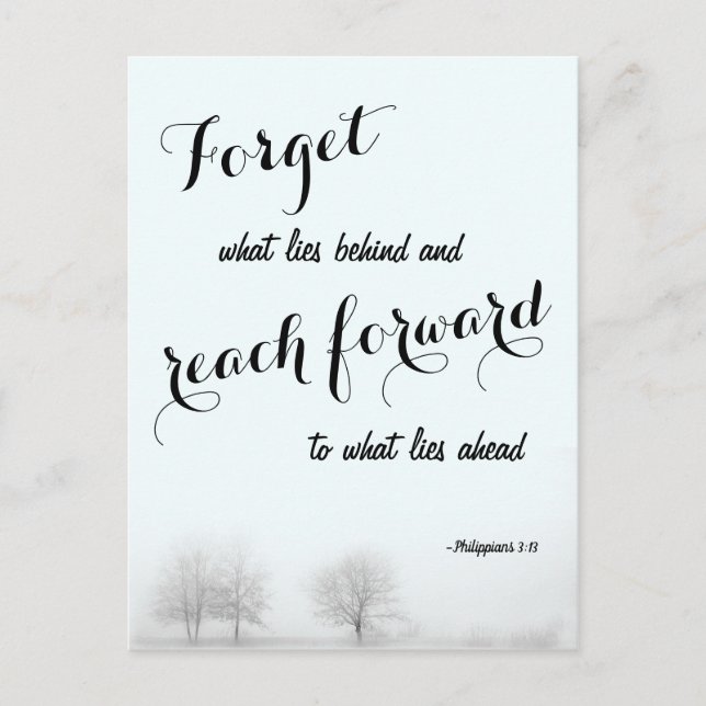 Carte postale Reach Forward (Devant)