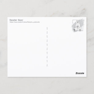 Carte Postale Reader Bear