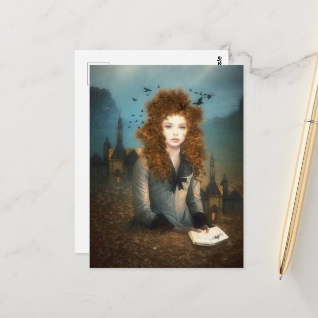 Carte Postale Reading (Devant/Arrière en situation)