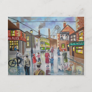 Carte Postale Real Ales Pub huile peinture Gordon Bruce