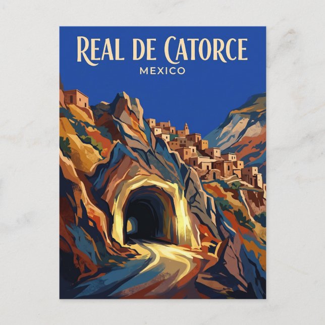 Carte Postale Real de Catorce Mexique (Devant)