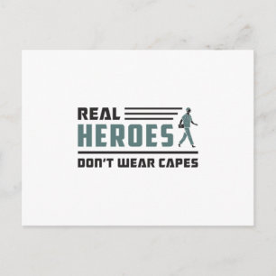 Carte Postale Real Heroes Paramedic Ambulance EMT EMS drôle
