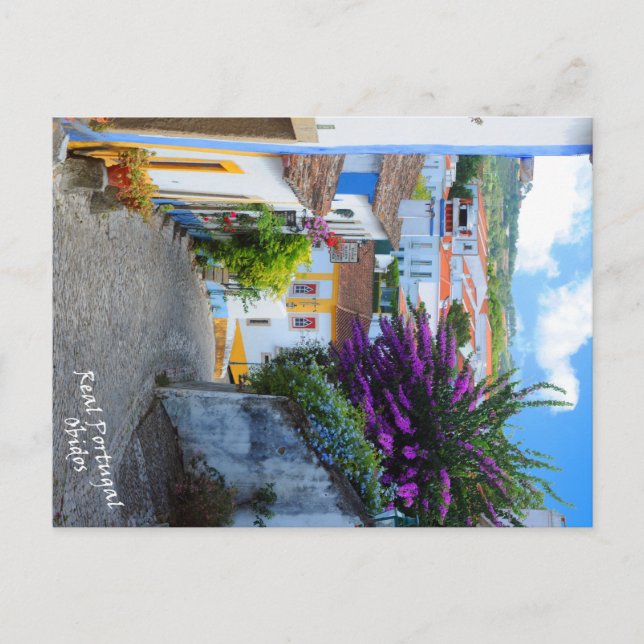 Carte postale Real Portugal Obidos (Devant)
