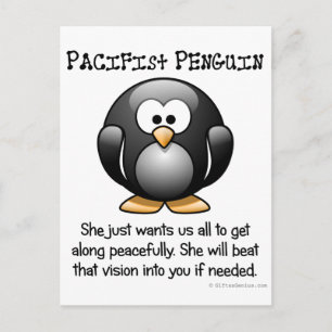 Carte Postale Réalisation de la paix par la violence