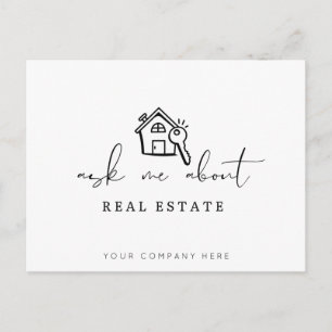 Carte Postale Realtor Me questionner sur l'immobilier