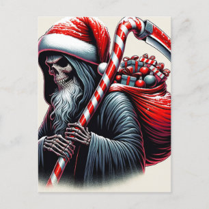 Carte Postale Reaper Horreur Père Noël Noël