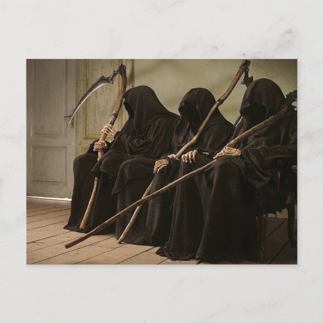 Carte Postale Reapers Grim En Attente De Vous (Devant)