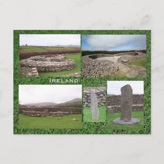 Carte Postale Reask Monastic Site, Kerry Irlande (Devant)