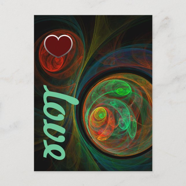 Carte postale Reborn Green Love (Devant)