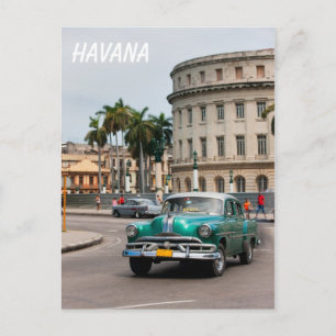 Carte Postale Récars sur la Havana Street