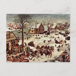Carte Postale Recensement À Bethléem Par Bruegel D. A. Piètre