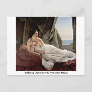 Carte Postale Recenser L'Odalisque Par Francesco Hayez