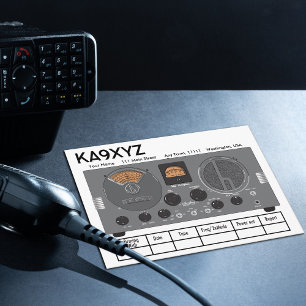 Carte Postale Récepteur radio classique Hallicrafters S 20R QSL