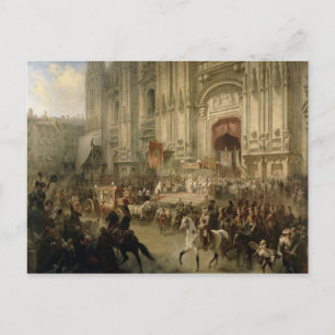 Carte Postale Réception cérémonielle du maréchal