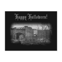 Réception de la ruine de la tombe Halloween heureu