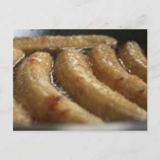 Carte Postale Recette de bananes cuites